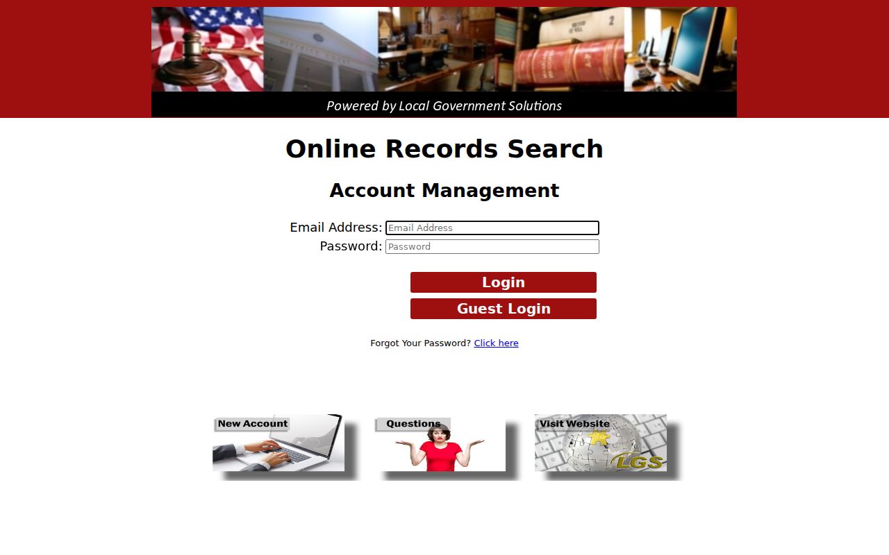 Gaines County case search LGS login