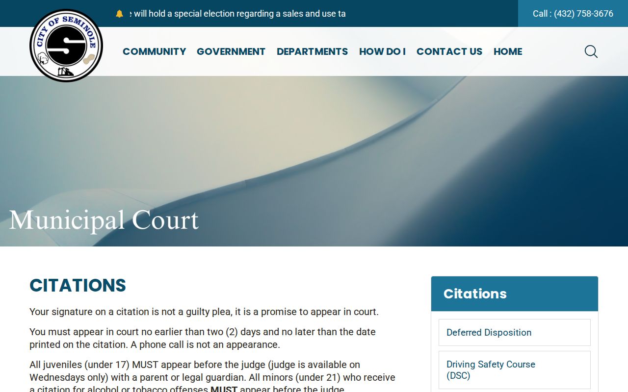 Gaines County traffic court records promise to appear guidance